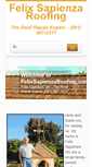 Mobile Screenshot of felixsapienzaroofing.com
